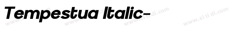 Tempestua Italic字体转换 Tempestua Italic字体转换